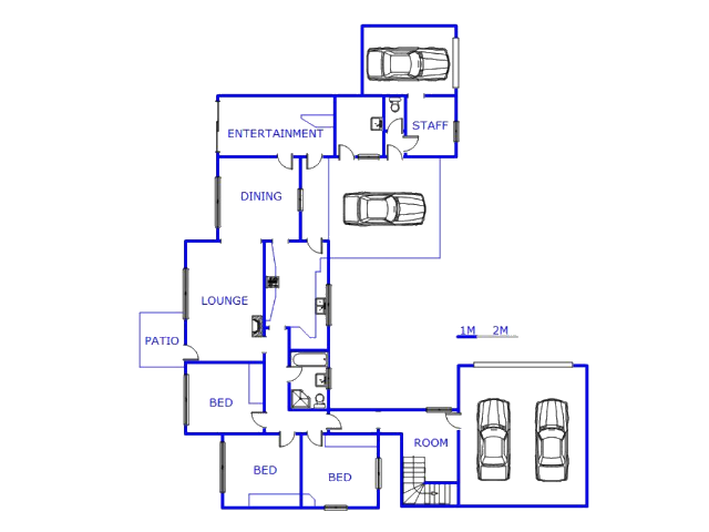 Floor plan of the property in Anzac