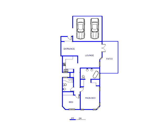 Floor plan of the property in North Riding
