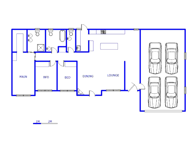 Floor plan of the property in Melodie