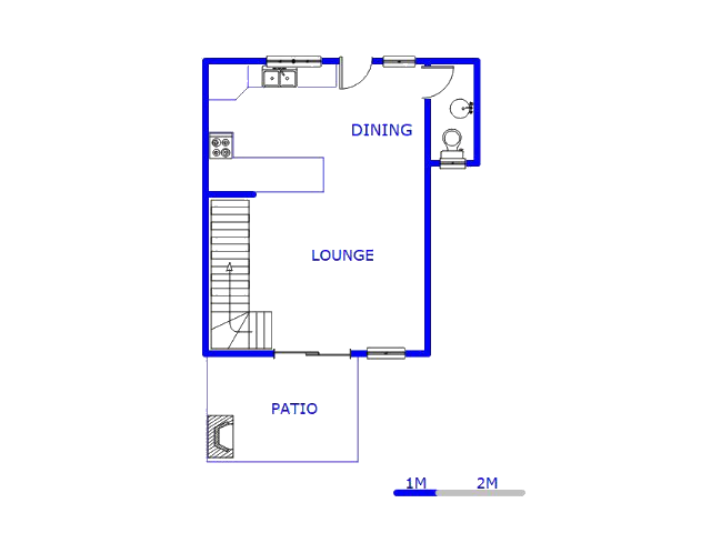 Floor plan of the property in Annlin
