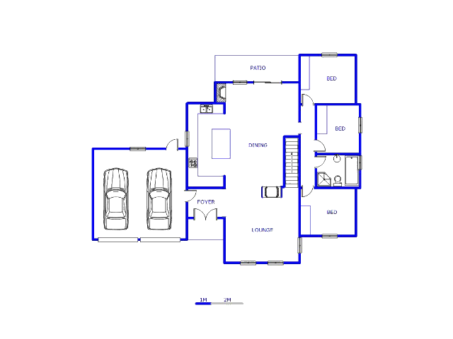 Floor plan of the property in Admirals Park