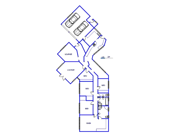 Floor plan of the property in Ferryvale