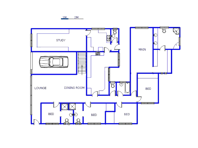 Floor plan of the property in Birchleigh