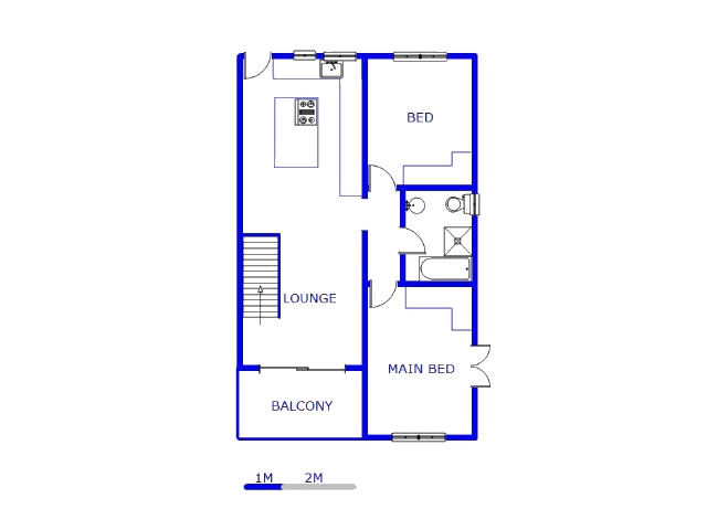 Floor plan of the property in Sunninghill