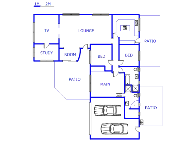 Floor plan of the property in Yellowwood Park 