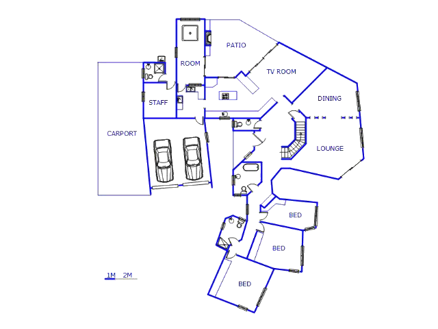 Floor plan of the property in Eldoraigne