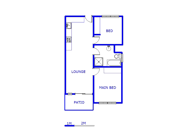 Floor plan of the property in Sunninghill