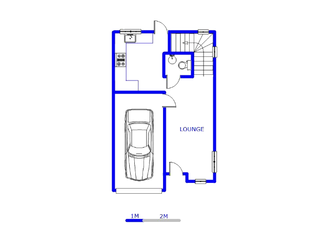 Floor plan of the property in South Hills