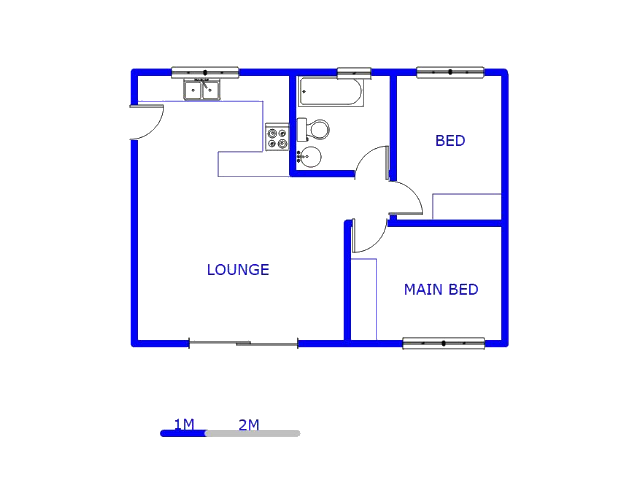 3rd Floor - 55m2 of property for sale in Boardwalk Manor Estate