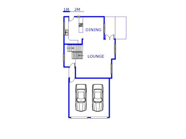 Floor plan of the property in Kingsburgh