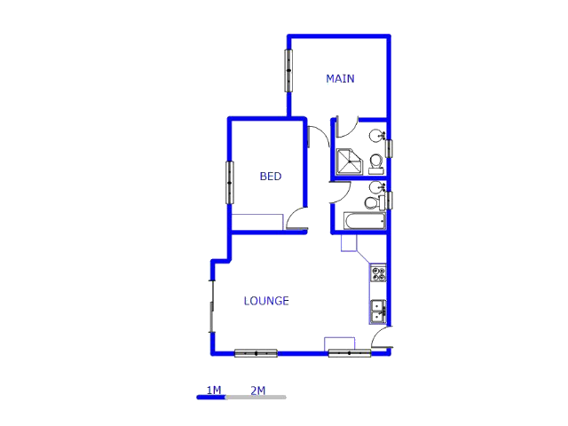 Ground Floor - 65m2 of property for sale in Klerksoord