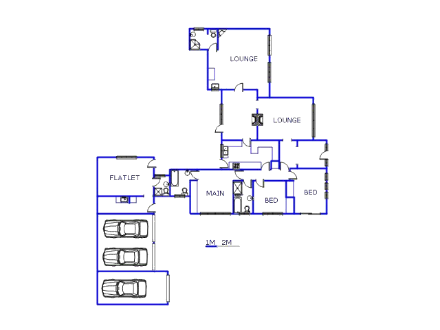 Floor plan of the property in Freeway Park
