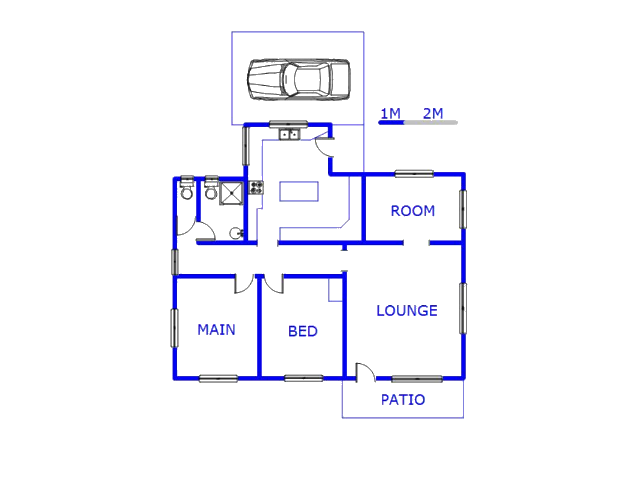 Floor plan of the property in Townview