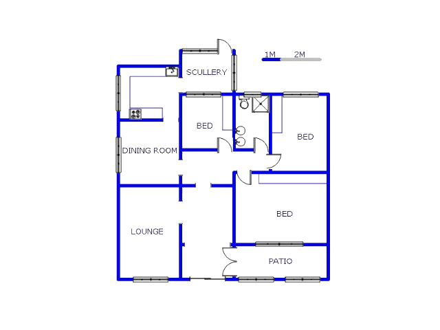 Floor plan of the property in Primrose Hill