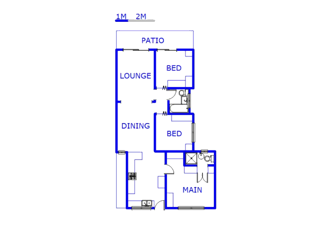 Floor plan of the property in Forest Haven