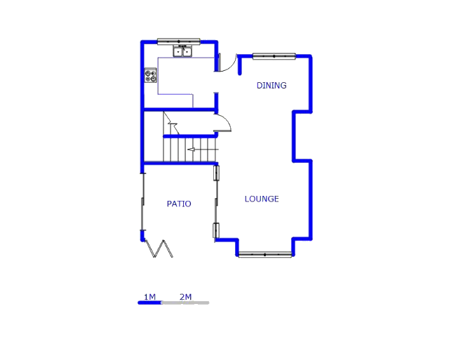 Floor plan of the property in Midridge Park