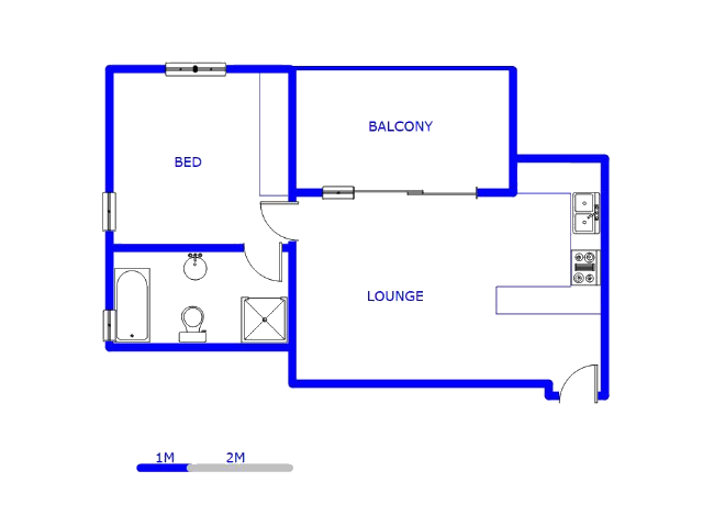 Floor plan of the property in Westlake View