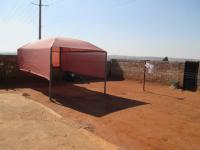 Backyard of property in Protea Glen