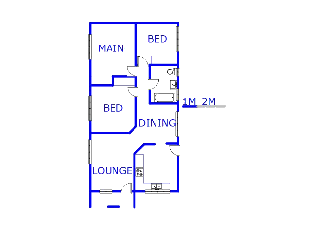 Ground Floor - 87m2 of property for sale in Lenasia South