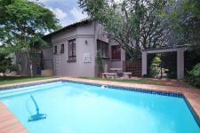 Backyard of property in Six Fountains Estate