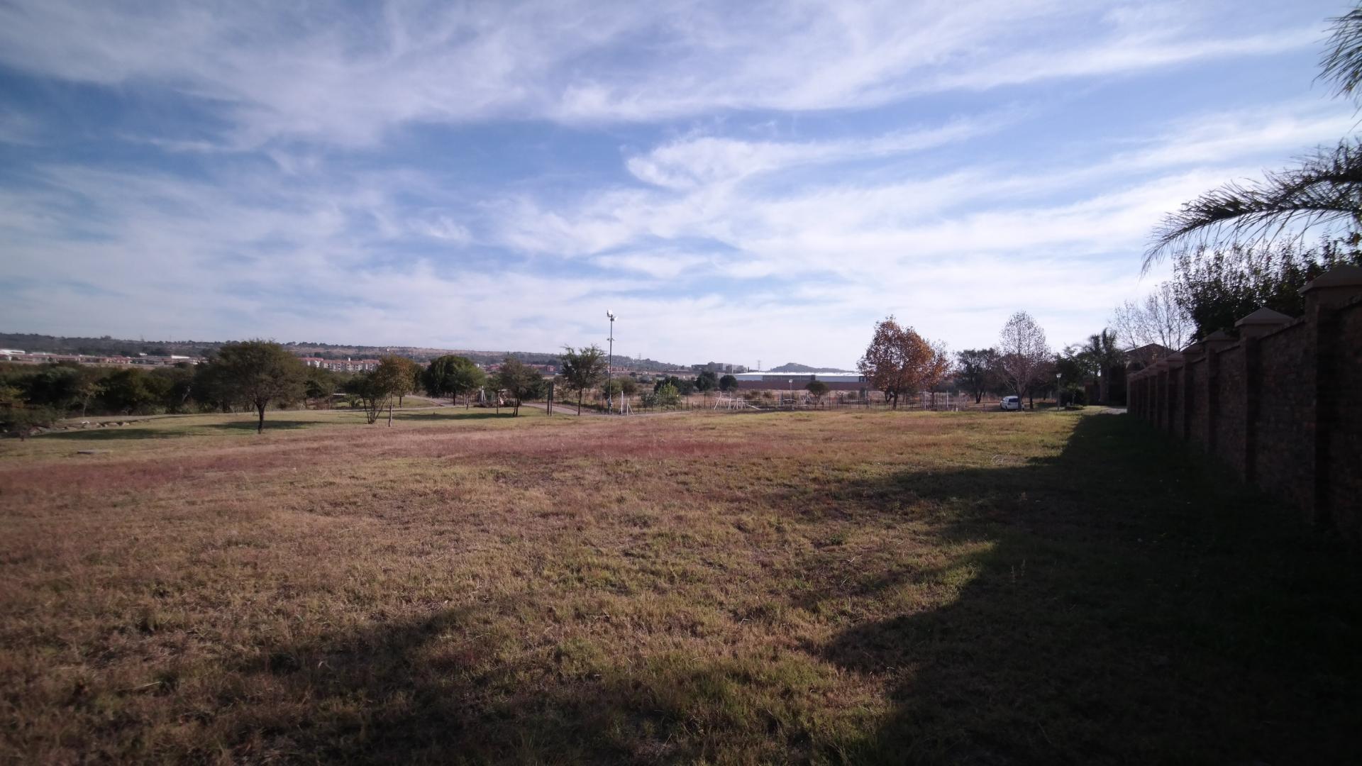 Backyard of property in Six Fountains Estate