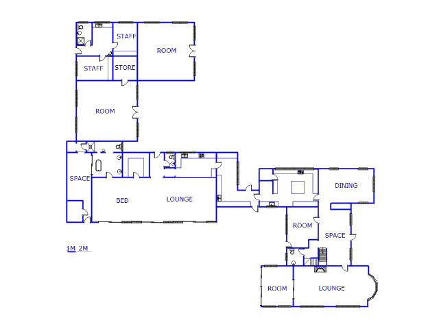 Floor plan of the property in Buccleuch