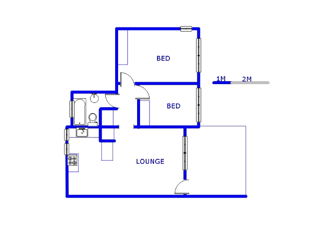 2nd Floor - 77m2 of property for sale in Castleview