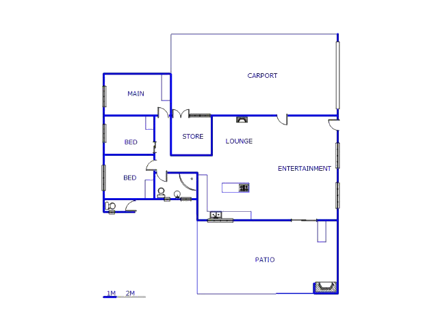 Floor plan of the property in Rothdene