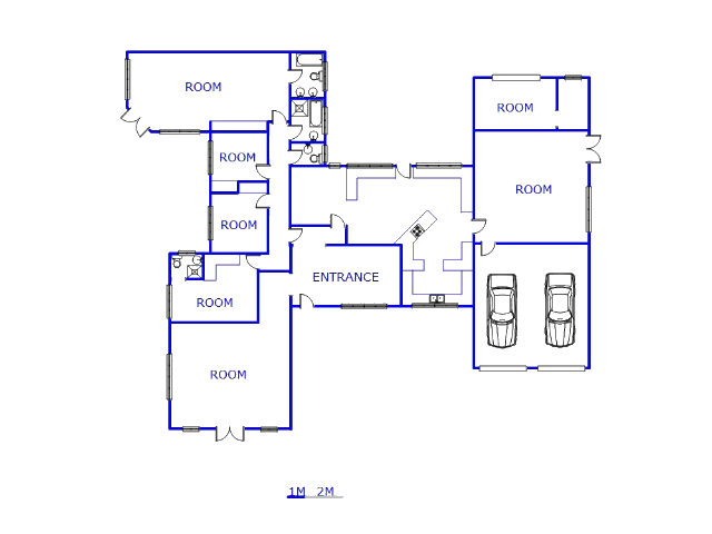 Floor plan of the property in Kempton Park