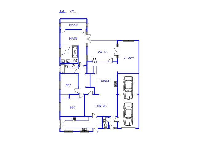 Floor plan of the property in Norwood