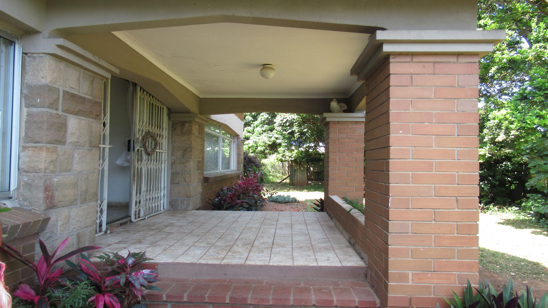 Patio of property in Riverside - DBN