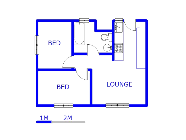 3rd Floor - 38m2 of property for sale in Fleurhof