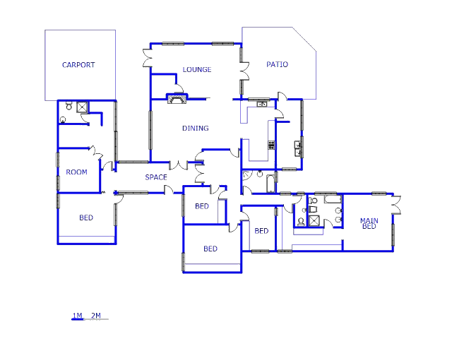 Floor plan of the property in Lambton