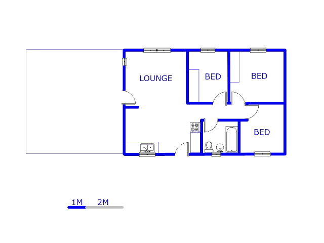 Ground Floor - 60m2 of property for sale in Zandspruit