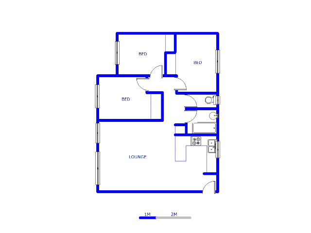 1st Floor - 72m2 of property for sale in Bramley View