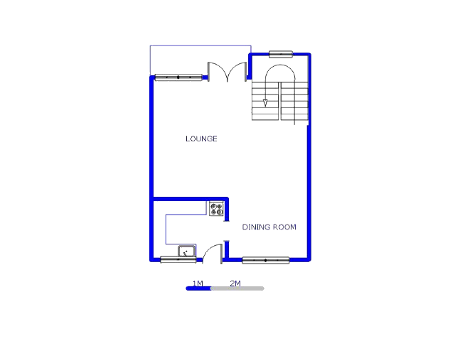 Floor plan of the property in Kempton Park