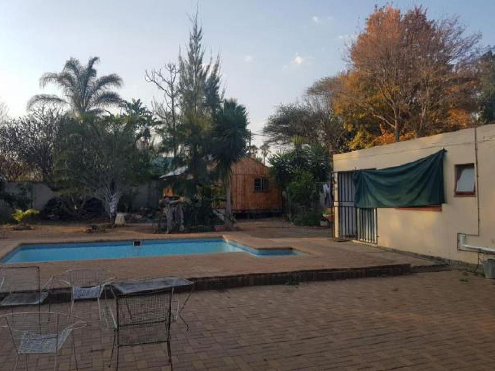 Backyard of property in Polokwane