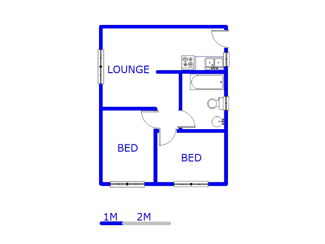 1st Floor - 40m2 of property for sale in Fleurhof