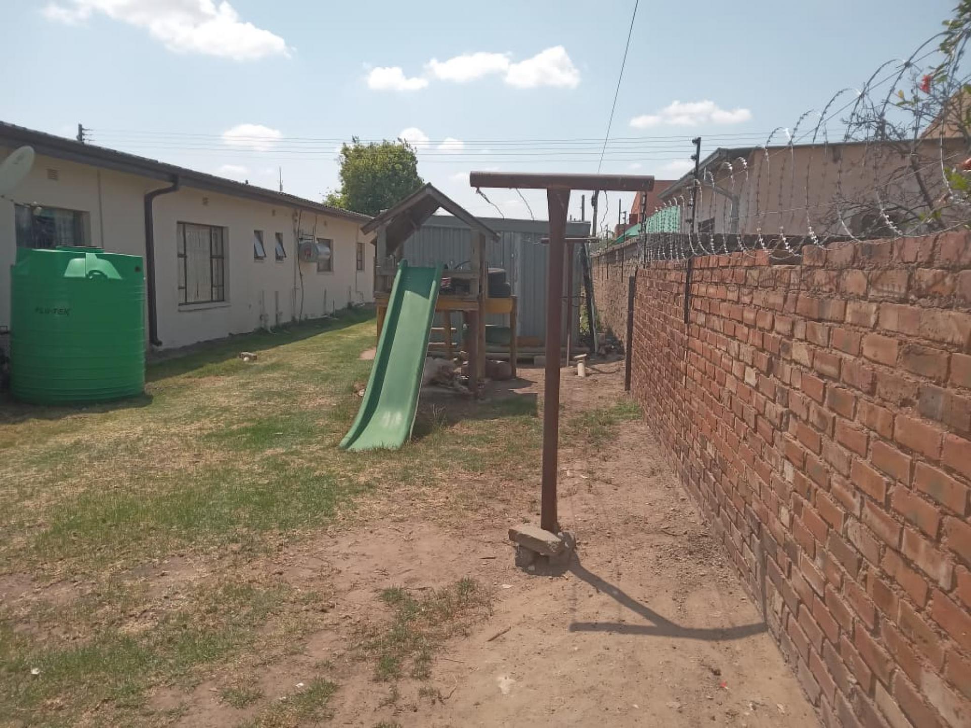 Backyard of property in Mafikeng