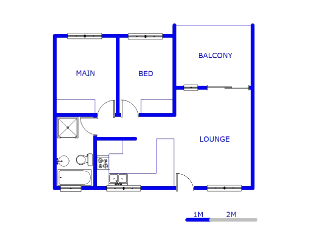 3rd Floor - 64m2 of property for sale in Monavoni