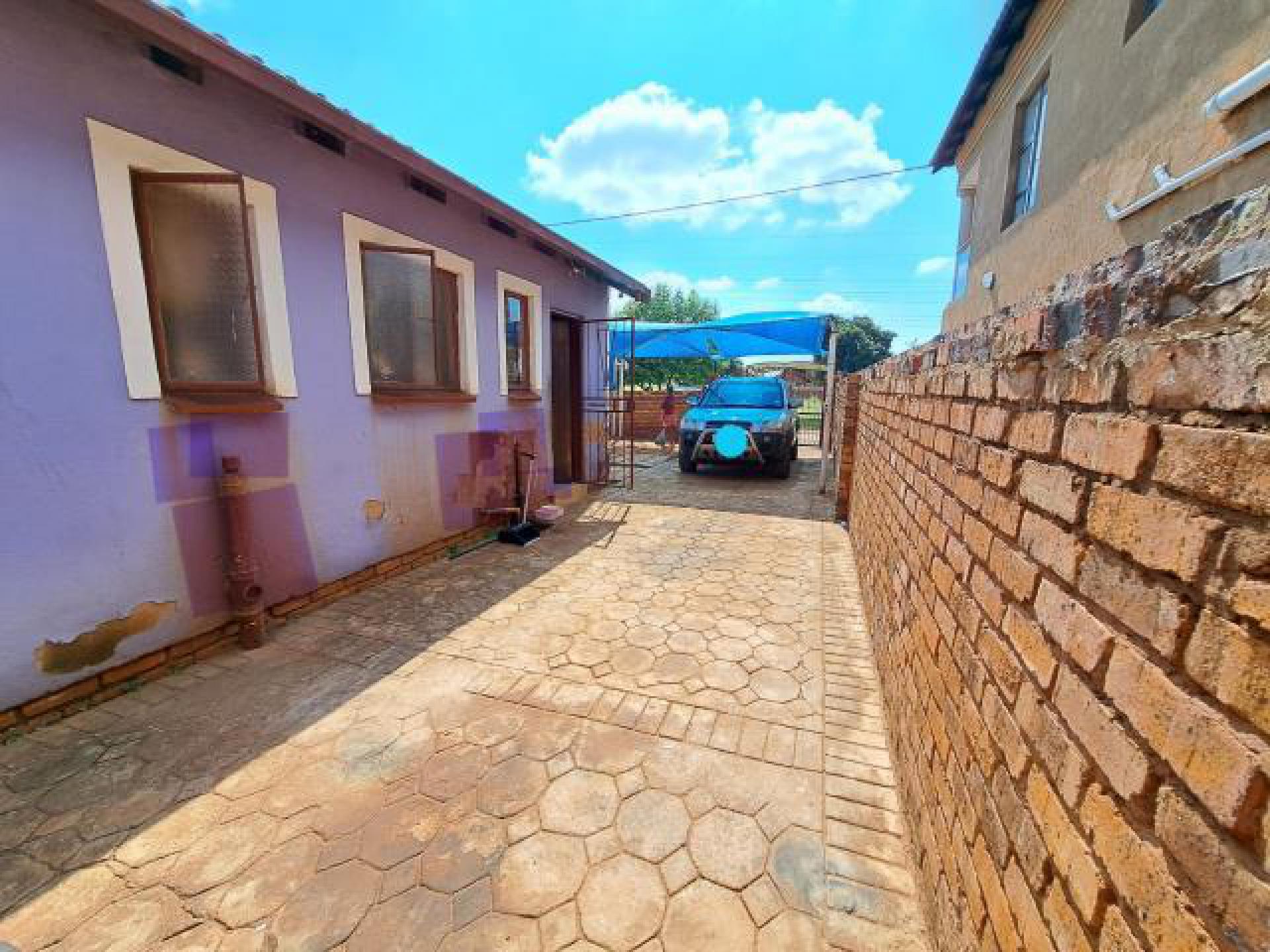 Backyard of property in Soshanguve East