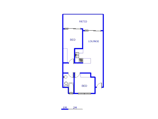 Floor plan of the property in Waverley