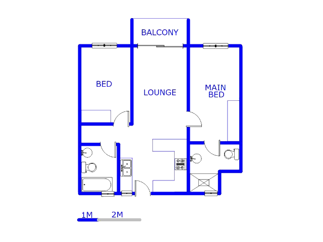 1st Floor - 63m2 of property for sale in Midridge Park