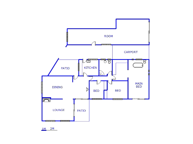 Floor plan of the property in Rothdene