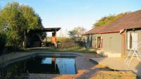 Backyard of property in Bloubosrand