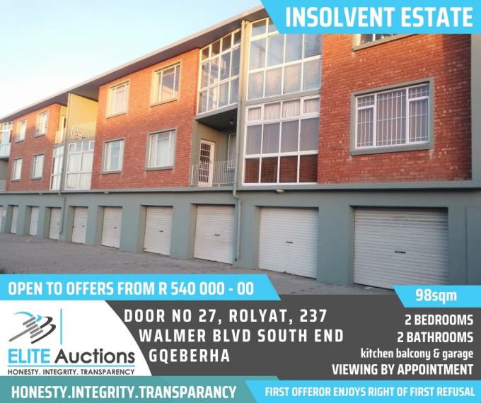 2 Bedroom Apartment for Sale For Sale in Port Elizabeth Central - MR584325