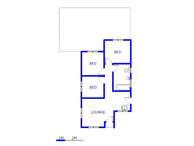 Ground Floor - 90m2 of property for sale in Soshanguve East