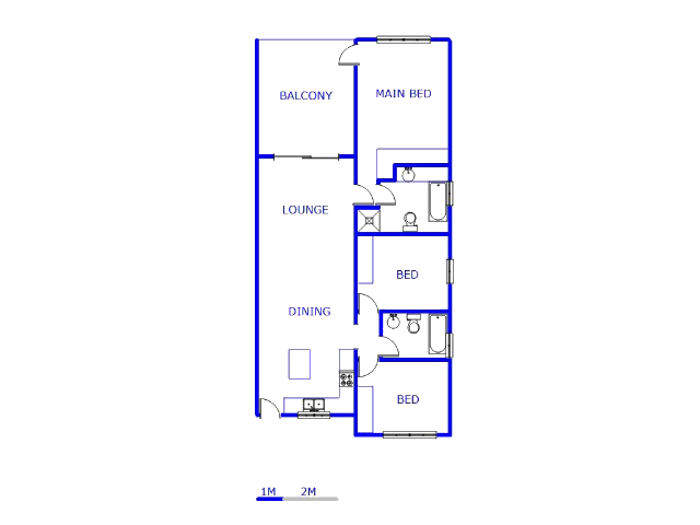 1st Floor - 113m2 of property for sale in Vanderbijlpark