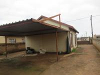 Backyard of property in Soshanguve