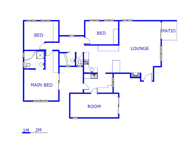 Floor plan of the property in Brooklands Lifestyle Estate